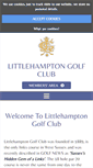 Mobile Screenshot of littlehamptongolf.co.uk